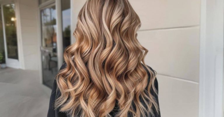 Blonde highlights